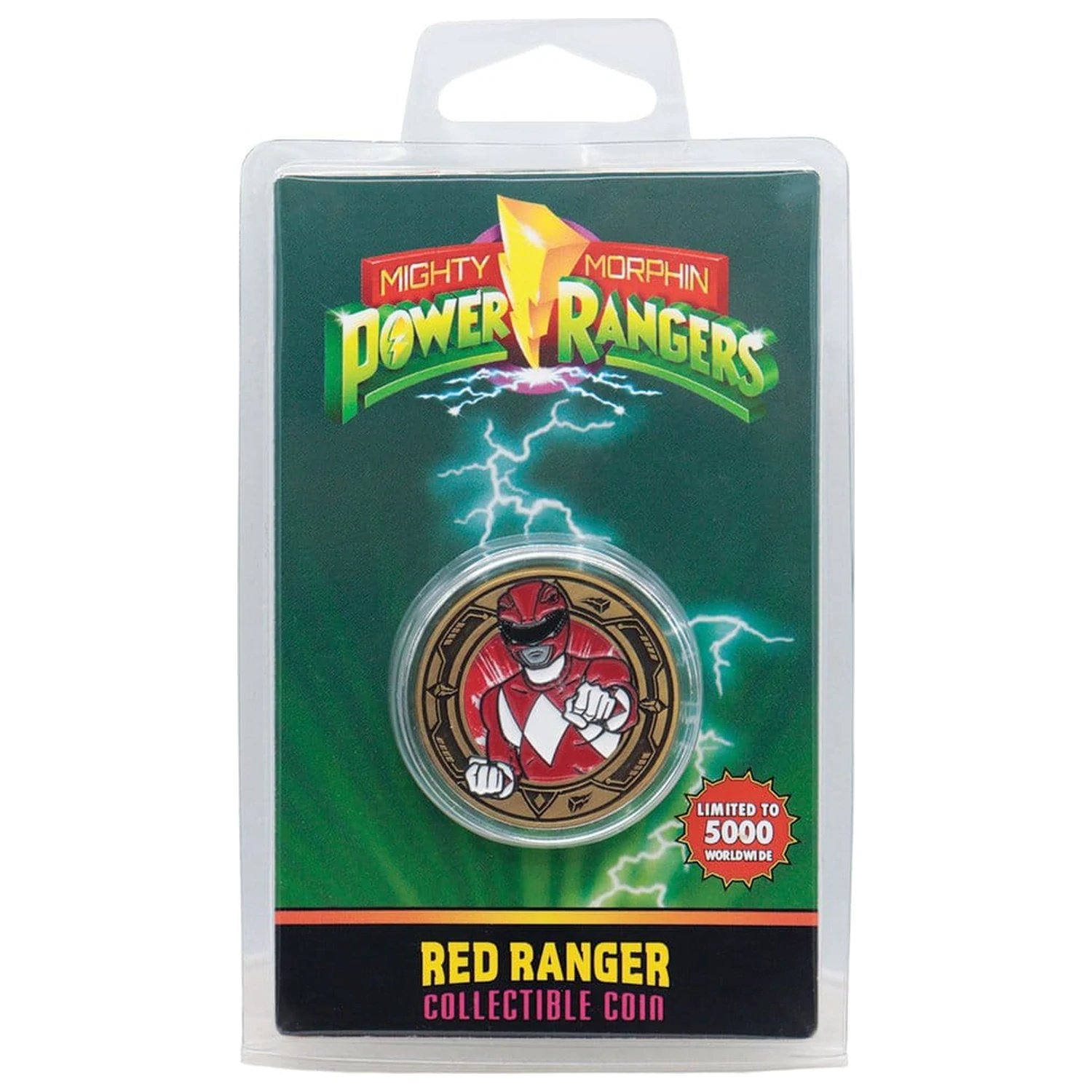 Power Rangers Moneda de Colectie Red Ranger Editie Limitata poza produsului