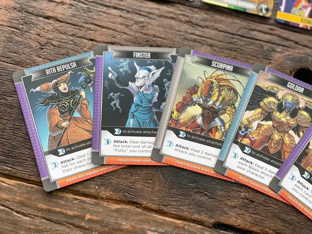 Power Rangers card game Deck-Building Versiunea Englische Joc de cărți poza produsului