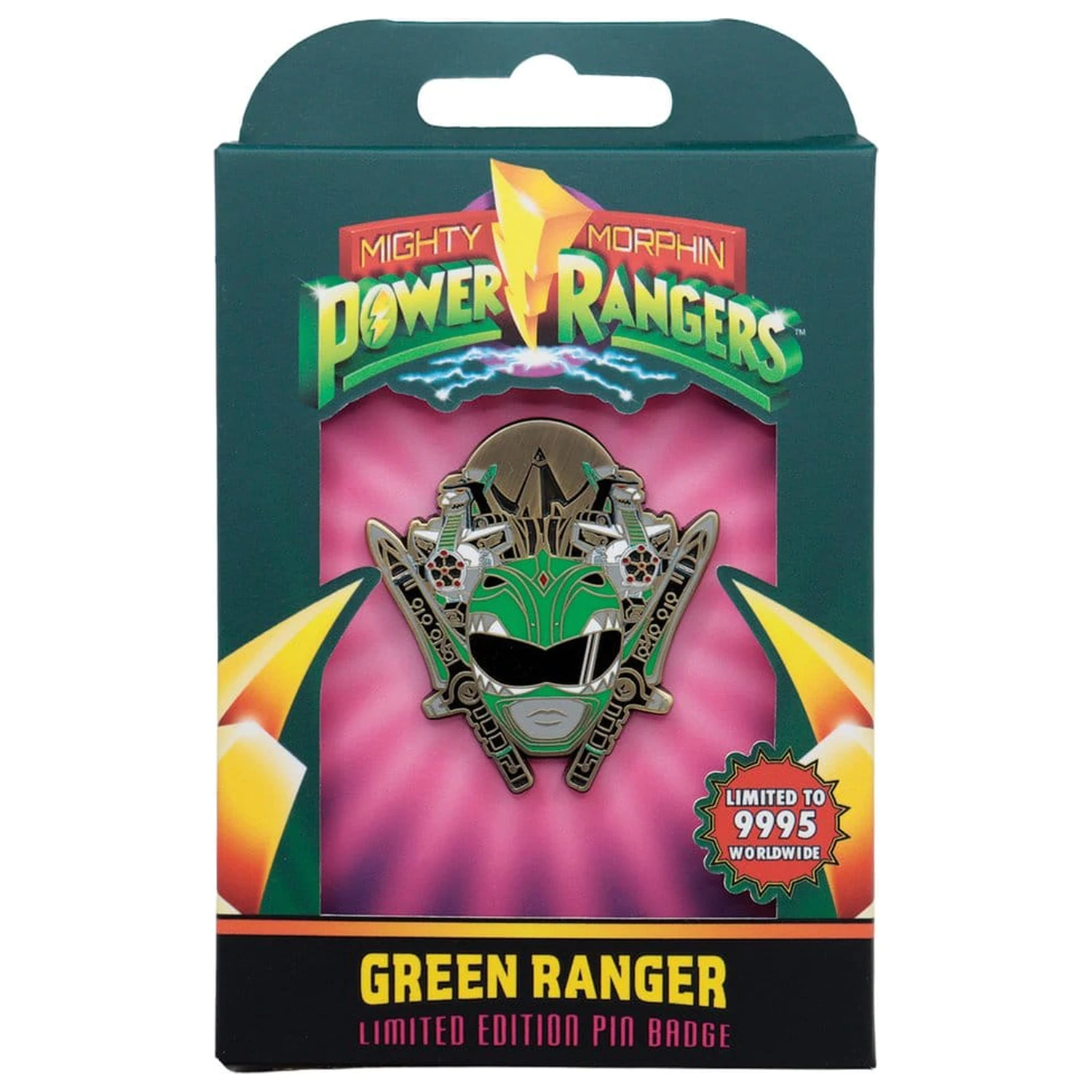 Power Rangers Pin Badge Ranger Verde Editie Limitata poza produsului
