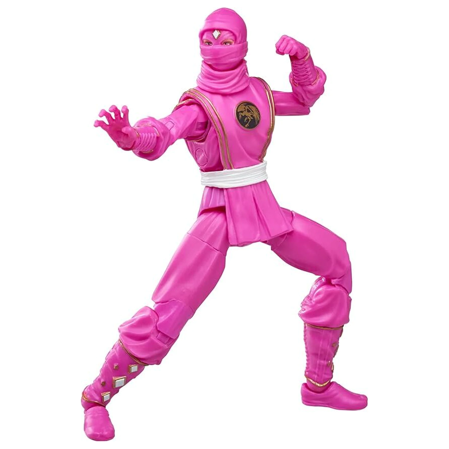 Power Rangers Lightning Collection Mighty Morphin Ninja Pink Ranger figurina 15cm poza produsului