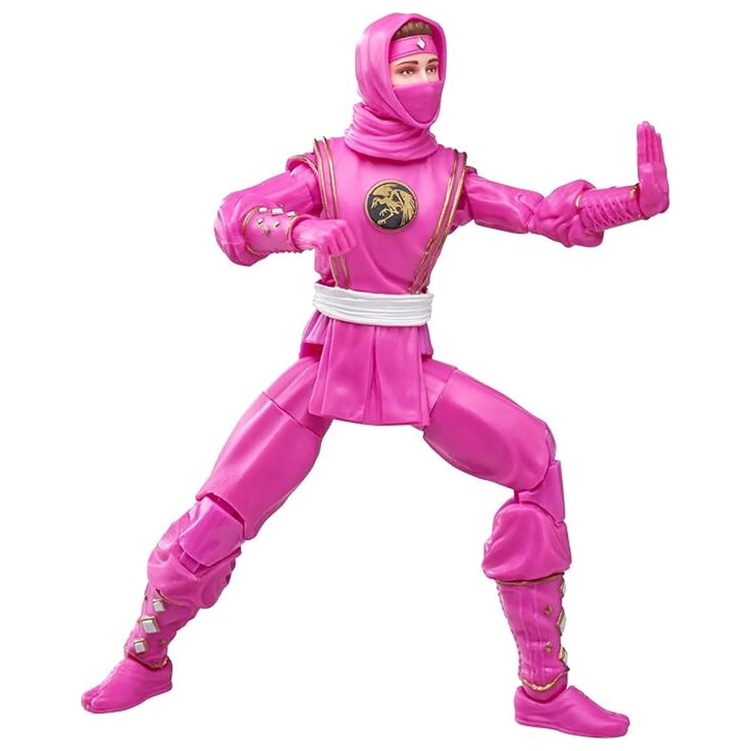Power Rangers Lightning Collection Mighty Morphin Ninja Pink Ranger figurina 15cm poza produsului