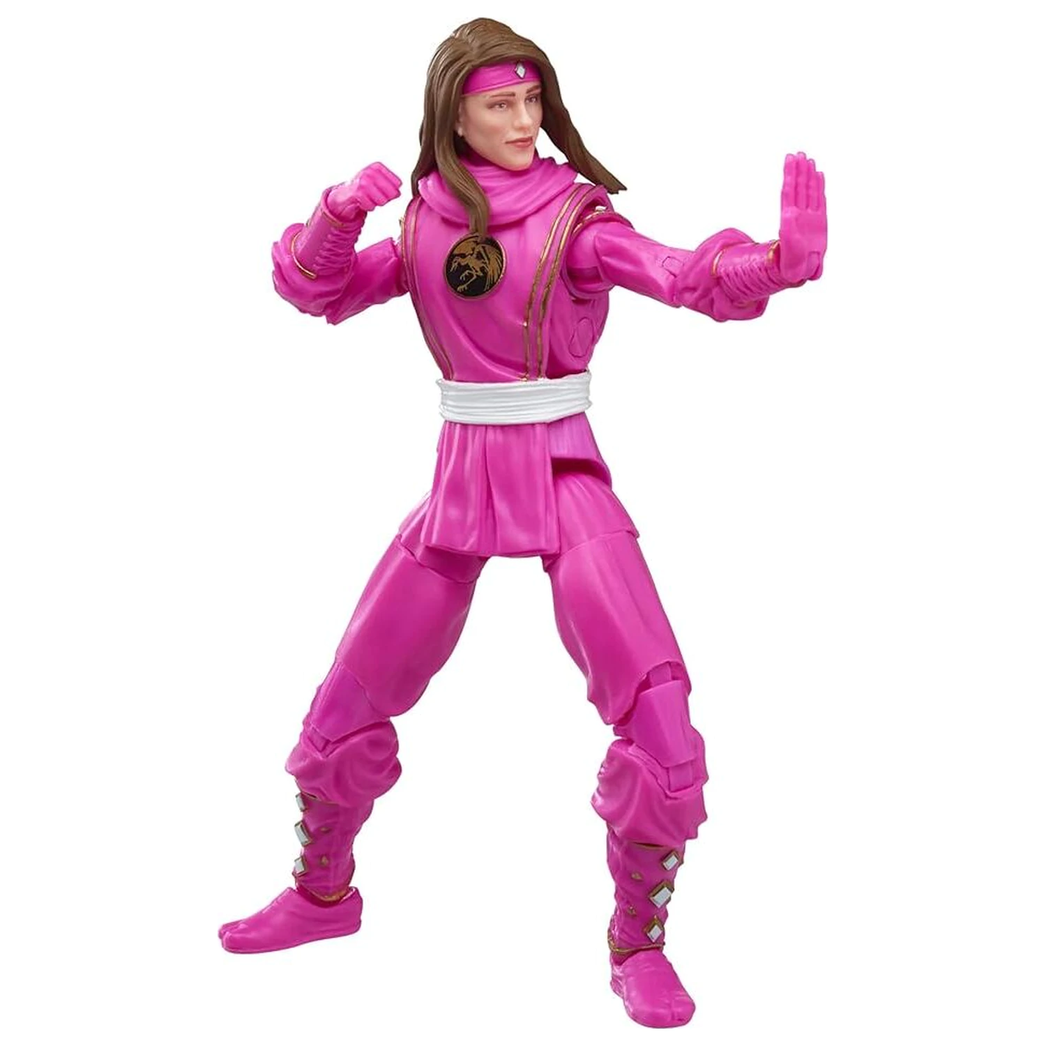 Power Rangers Lightning Collection Mighty Morphin Ninja Pink Ranger figurina 15cm poza produsului