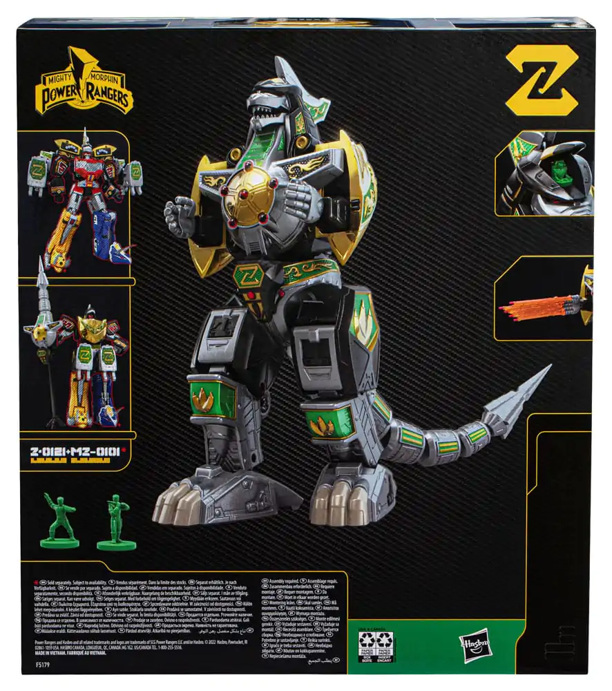 Figurină de acțiune Power Rangers Lightning Collection Zord Ascension Project Z-0121 Mighty Morphin Dragonzord 25 cm poza produsului