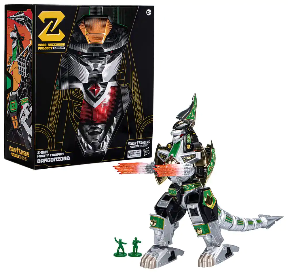 Figurină de acțiune Power Rangers Lightning Collection Zord Ascension Project Z-0121 Mighty Morphin Dragonzord 25 cm poza produsului