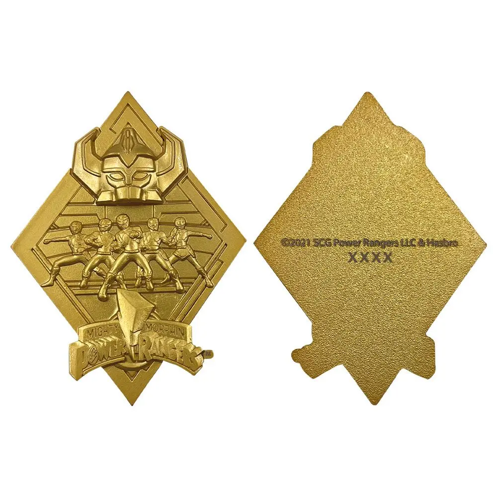Medalion Power Rangers Editie Limitata (placat cu aur) poza produsului