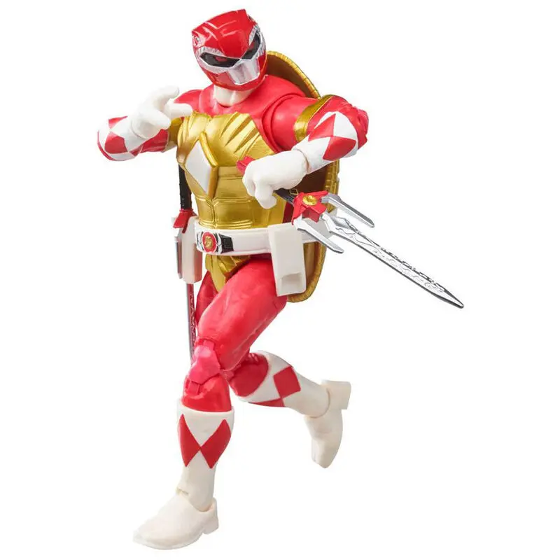 Power Rangers x TMNT Lightning Collection Figurine de acțiune 2022 Soldat Foot Tommy & Raphael Transformat poza produsului