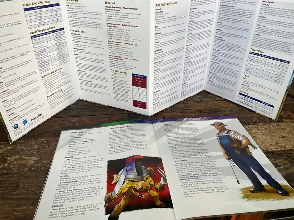 Power Rangers RPG carte A Glutton for Punishment Adventure & GM Screen Versiune în engleză poza produsului