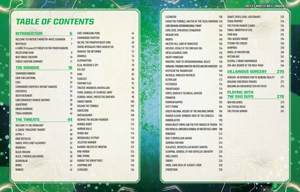Power Rangers RPG carte Finster's Monster-Matic Cookbook Sourcebook Versiune în engleză poza produsului