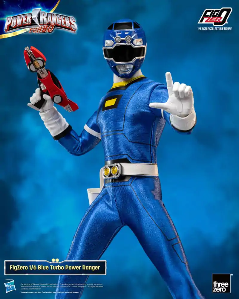 Power Rangers Turbo FigZero Figurina de Acțiune 1/6 Blue Turbo Power Ranger 30 cm poza produsului