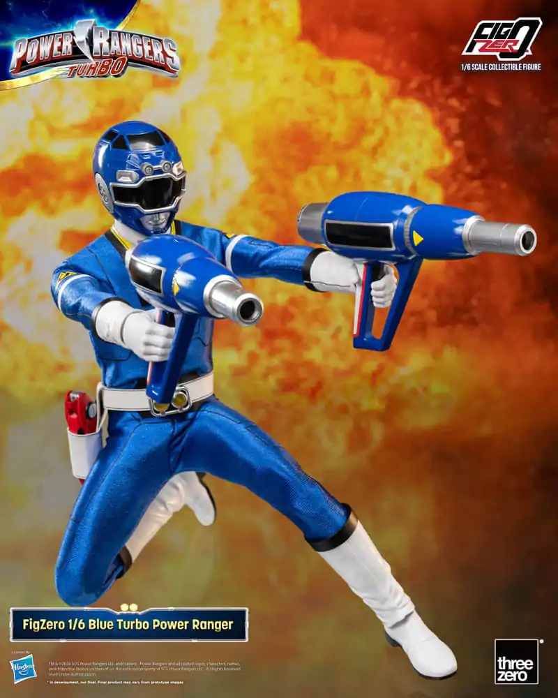 Power Rangers Turbo FigZero Figurina de Acțiune 1/6 Blue Turbo Power Ranger 30 cm poza produsului