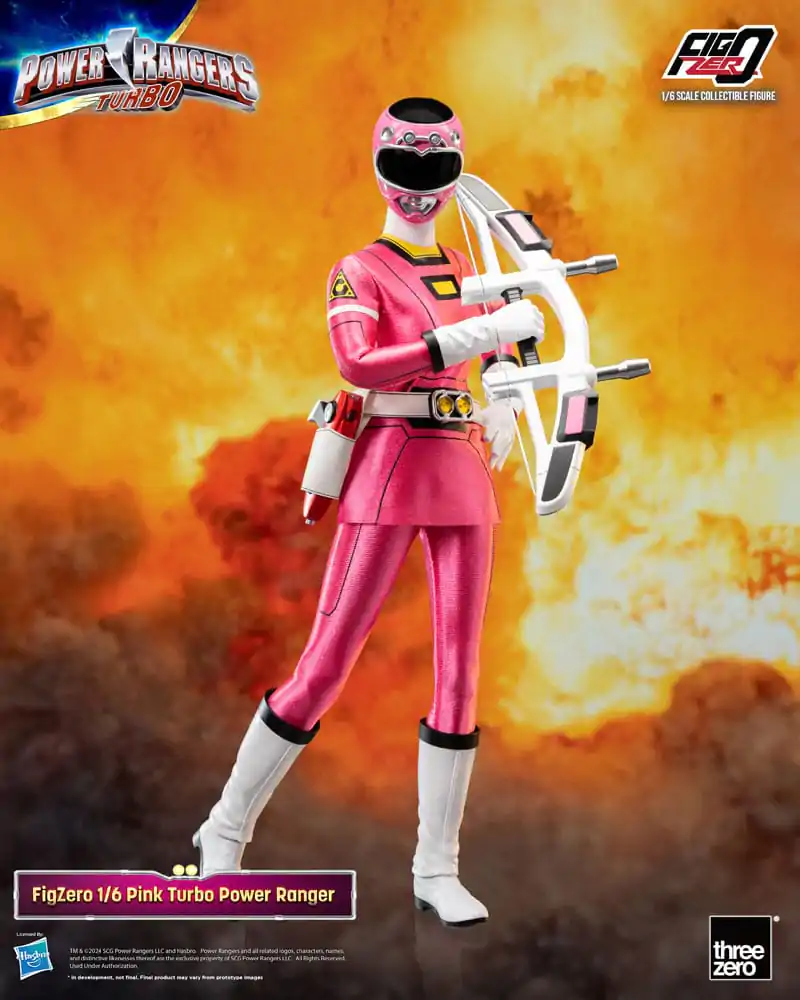 Power Rangers Turbo FigZero figurină de acțiune 1/6 Pink Turbo Power Ranger 30 cm poza produsului