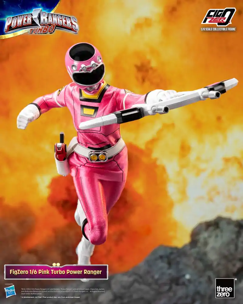 Power Rangers Turbo FigZero figurină de acțiune 1/6 Pink Turbo Power Ranger 30 cm poza produsului