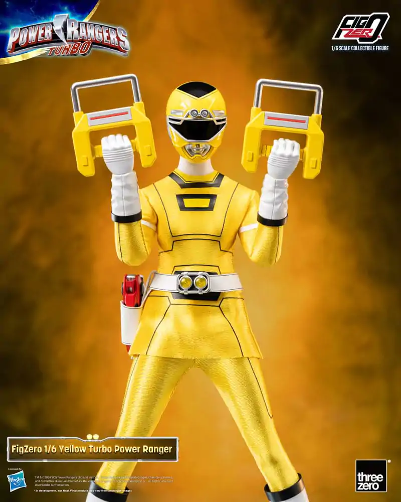 Power Rangers Turbo FigZero Figurina de Acțiune 1/6 Yellow Turbo Power Ranger 30 cm poza produsului