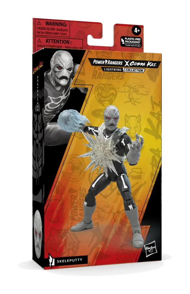 Power Rangers x Cobra Kai Ligtning Collection Figurina de acțiune Skeleputty 15 cm poza produsului