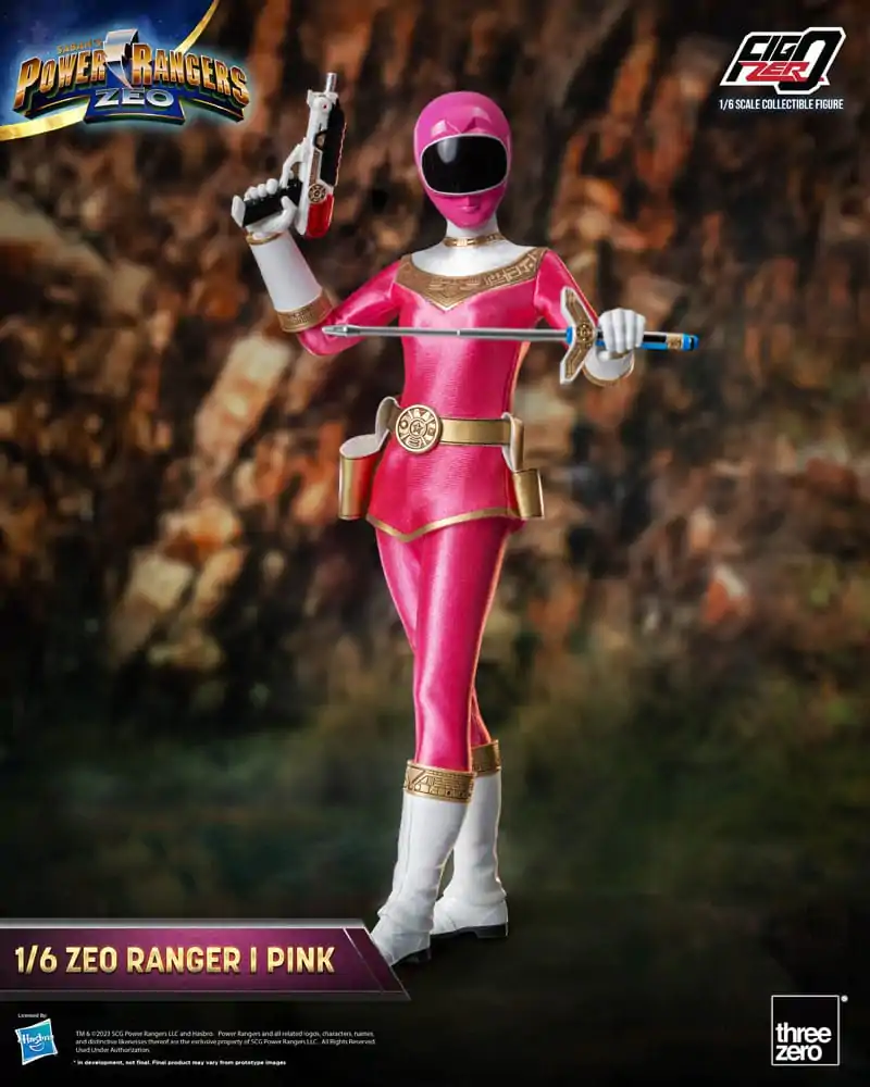 Power Rangers Zeo FigZero Figura de acțiune 1/6 Ranger I Pink 30 cm poza produsului