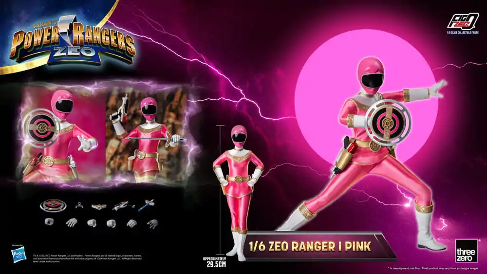 Power Rangers Zeo FigZero Figura de acțiune 1/6 Ranger I Pink 30 cm poza produsului