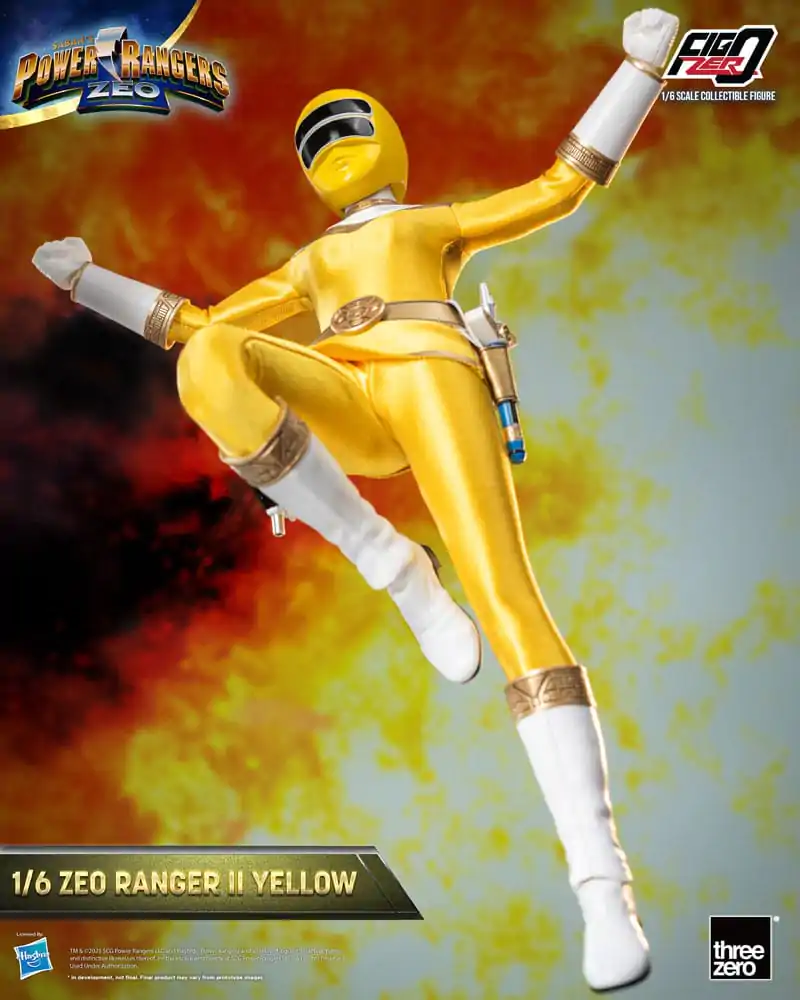 Power Rangers Zeo FigZero figurină de acțiune 1/6 Ranger II Galben 30 cm poza produsului