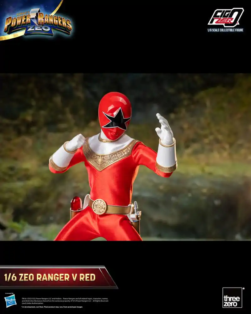 Power Rangers Zeo FigZero Figurina de Acțiune 1/6 Ranger V Roșu 30 cm poza produsului