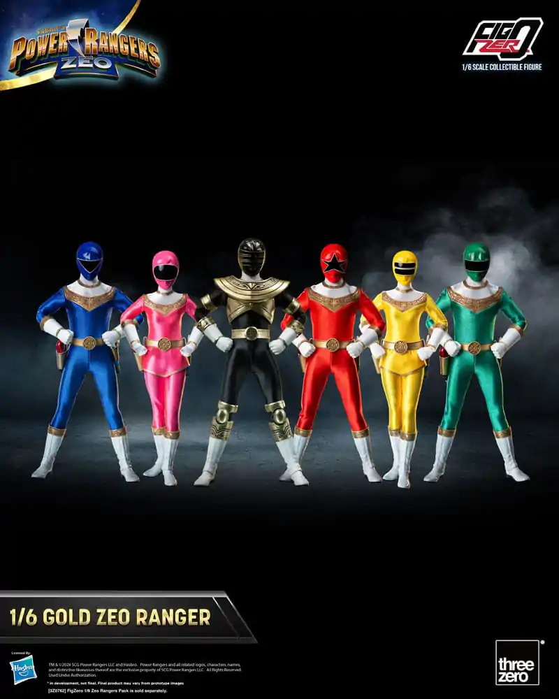 Power Rangers Zeo FigZero Figura de acțiune 1/6 Gold Zeo Power Ranger 30 cm poza produsului