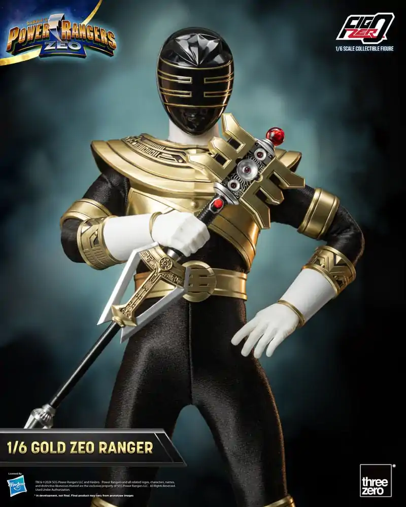 Power Rangers Zeo FigZero Figura de acțiune 1/6 Gold Zeo Power Ranger 30 cm poza produsului