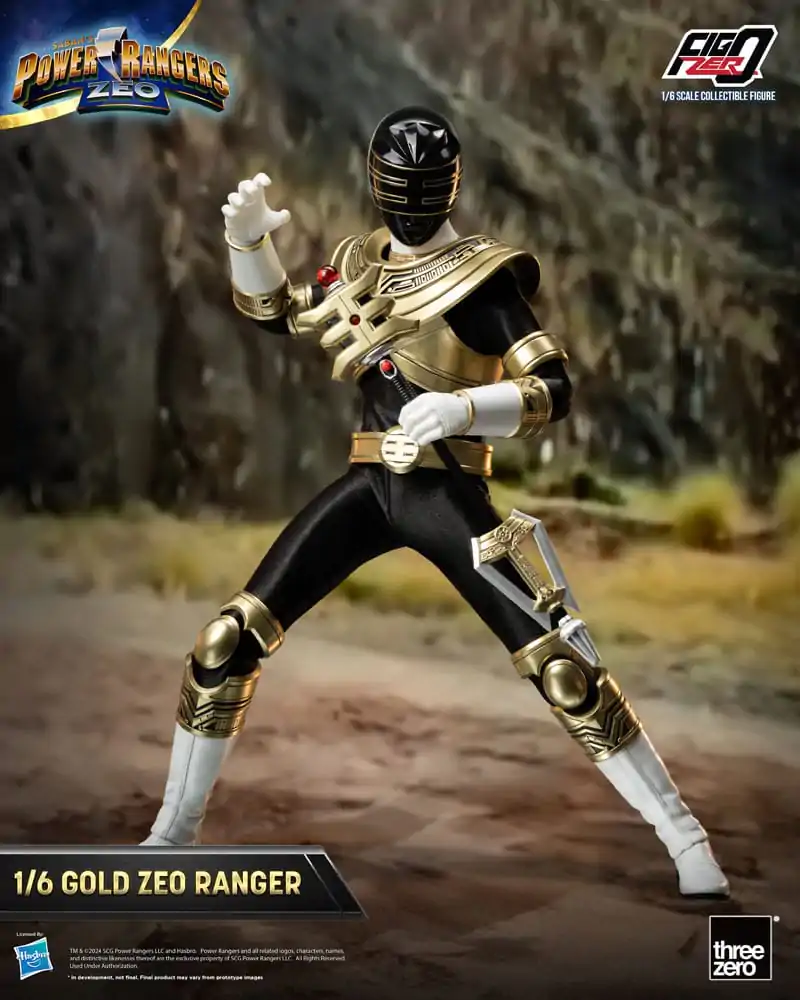 Power Rangers Zeo FigZero Figura de acțiune 1/6 Gold Zeo Power Ranger 30 cm poza produsului