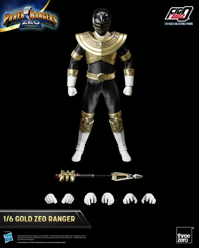 Power Rangers Zeo FigZero Figura de acțiune 1/6 Gold Zeo Power Ranger 30 cm poza produsului