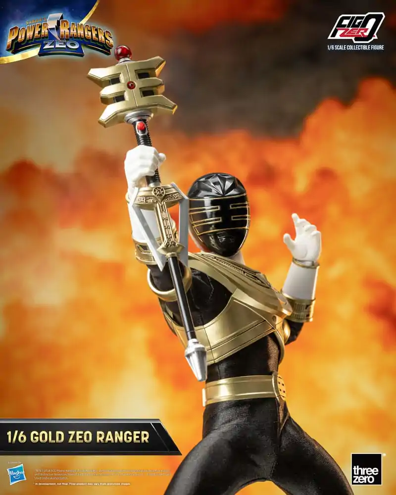 Power Rangers Zeo FigZero Figura de acțiune 1/6 Gold Zeo Power Ranger 30 cm poza produsului