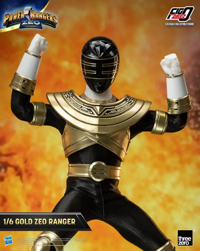 Power Rangers Zeo FigZero Figura de acțiune 1/6 Gold Zeo Power Ranger 30 cm poza produsului