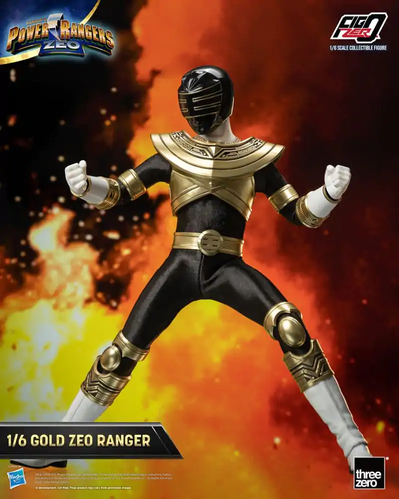 Power Rangers Zeo FigZero Figura de acțiune 1/6 Gold Zeo Power Ranger 30 cm poza produsului