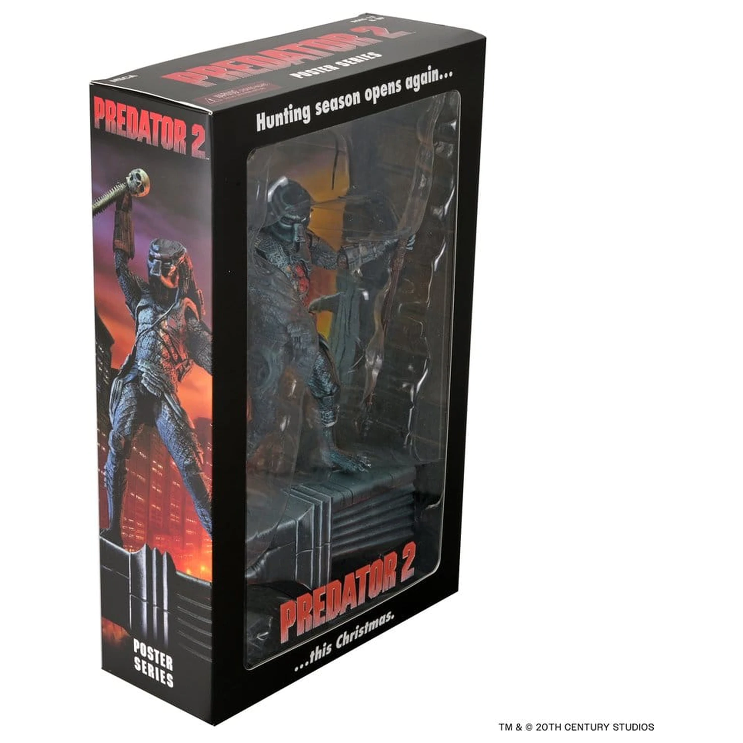 Predator 2 Action Figure City Hunter Poster Series 18 cm poza produsului