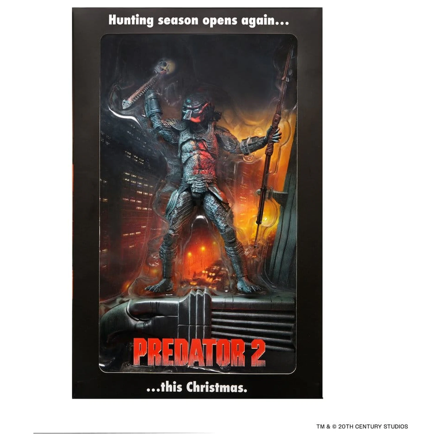 Predator 2 Action Figure City Hunter Poster Series 18 cm poza produsului