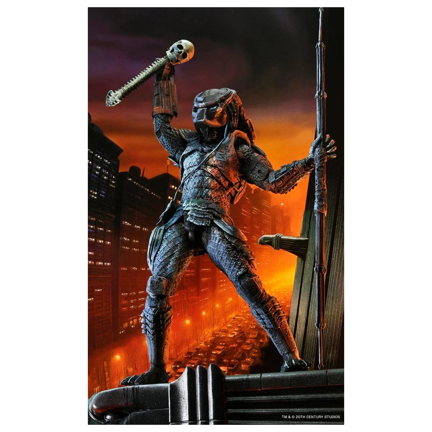 Predator 2 Action Figure City Hunter Poster Series 18 cm poza produsului