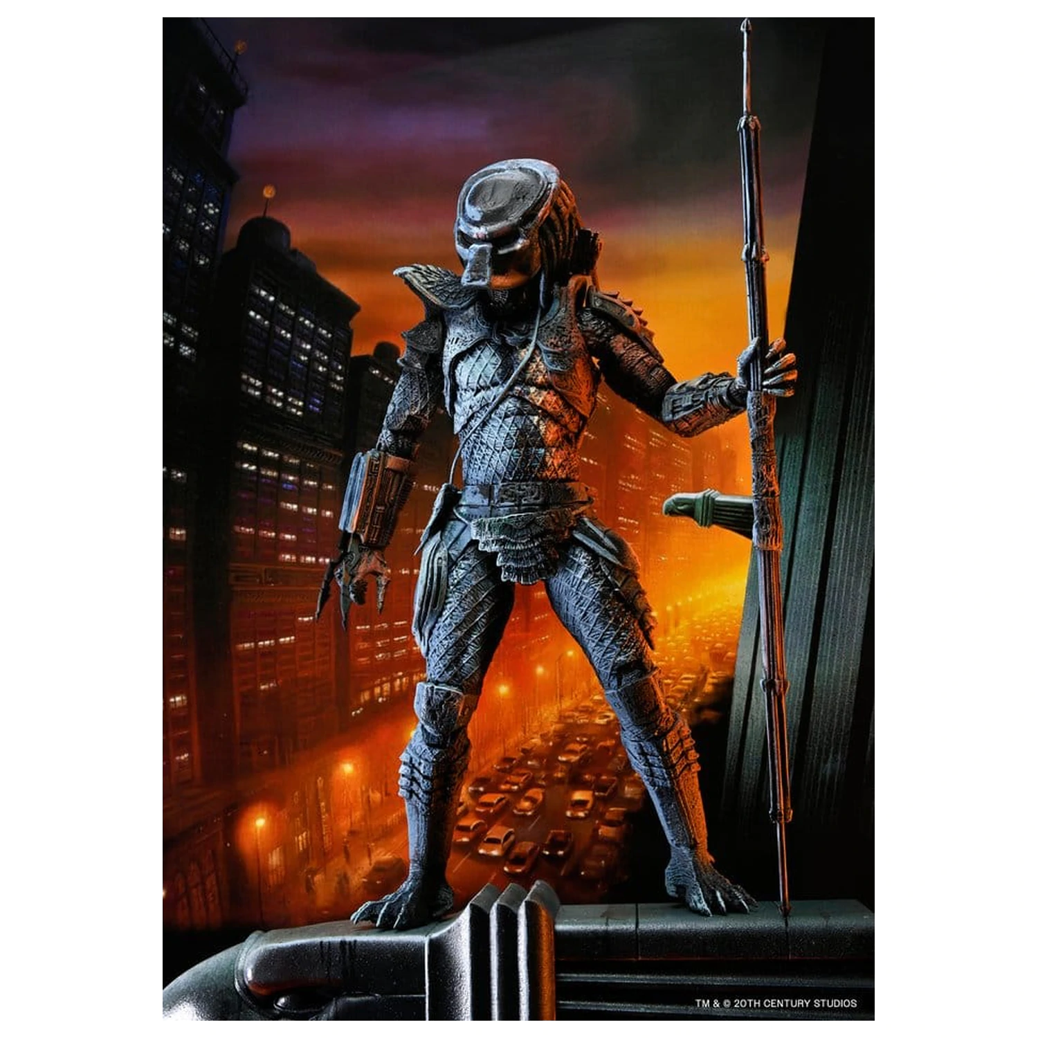 Predator 2 Action Figure City Hunter Poster Series 18 cm poza produsului