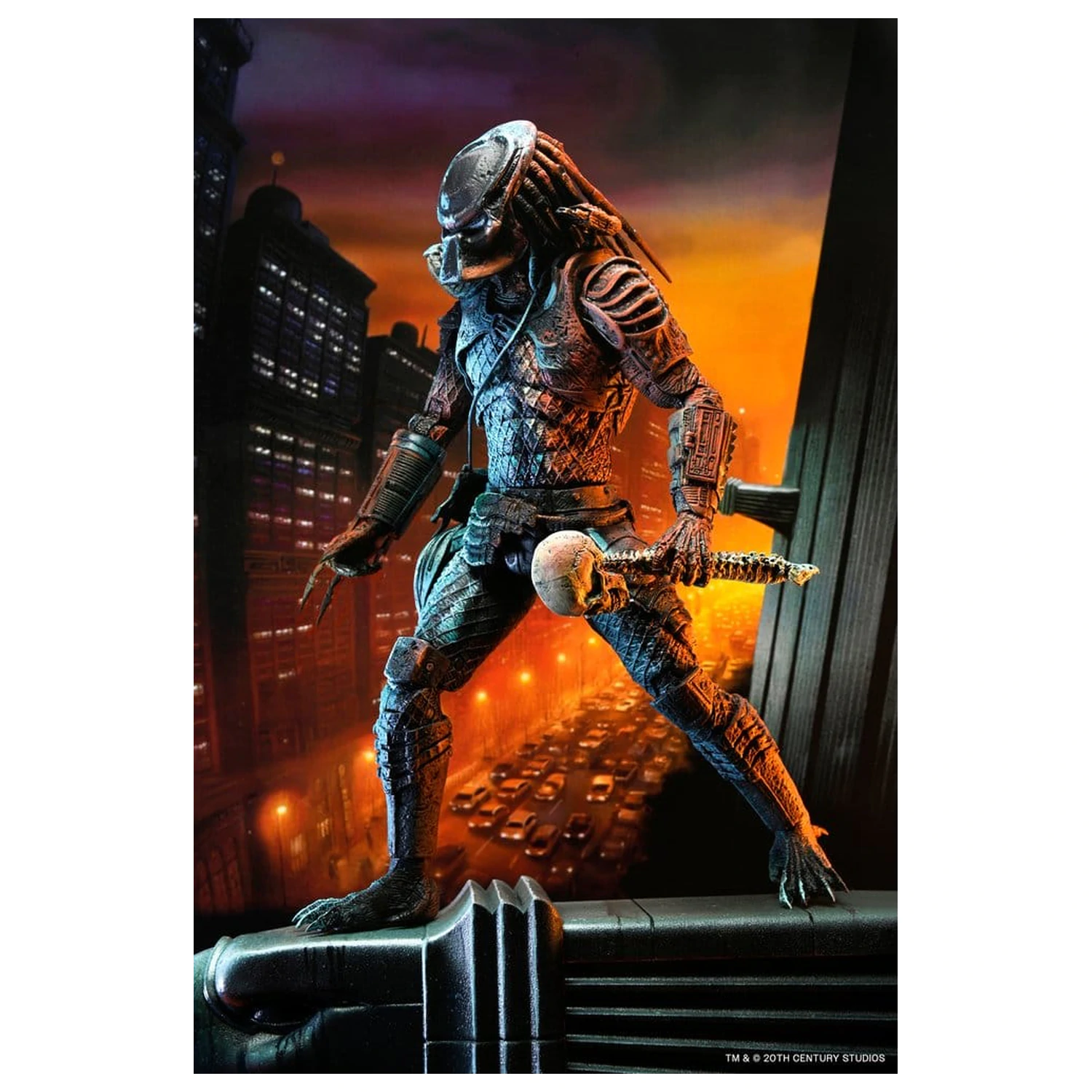 Predator 2 Action Figure City Hunter Poster Series 18 cm poza produsului