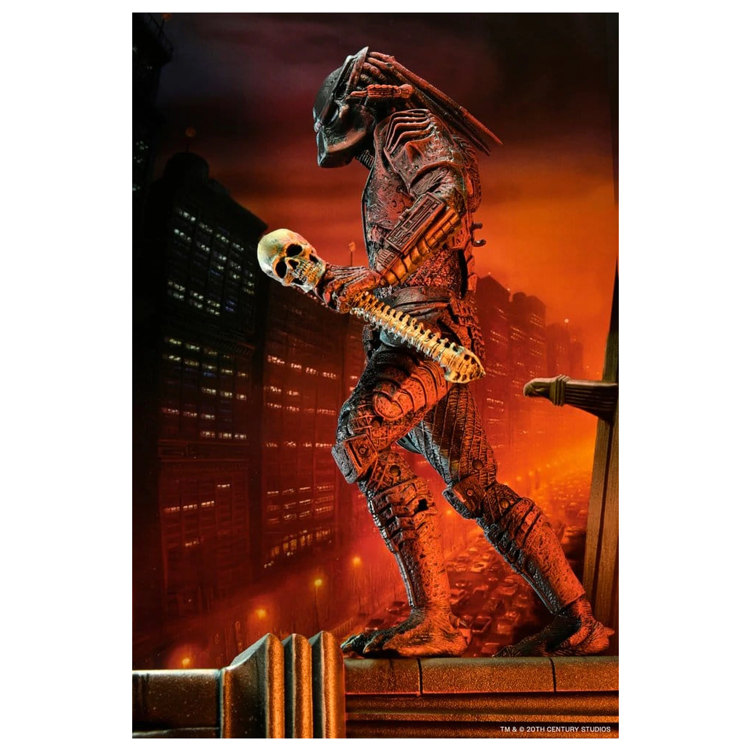 Predator 2 Action Figure City Hunter Poster Series 18 cm poza produsului