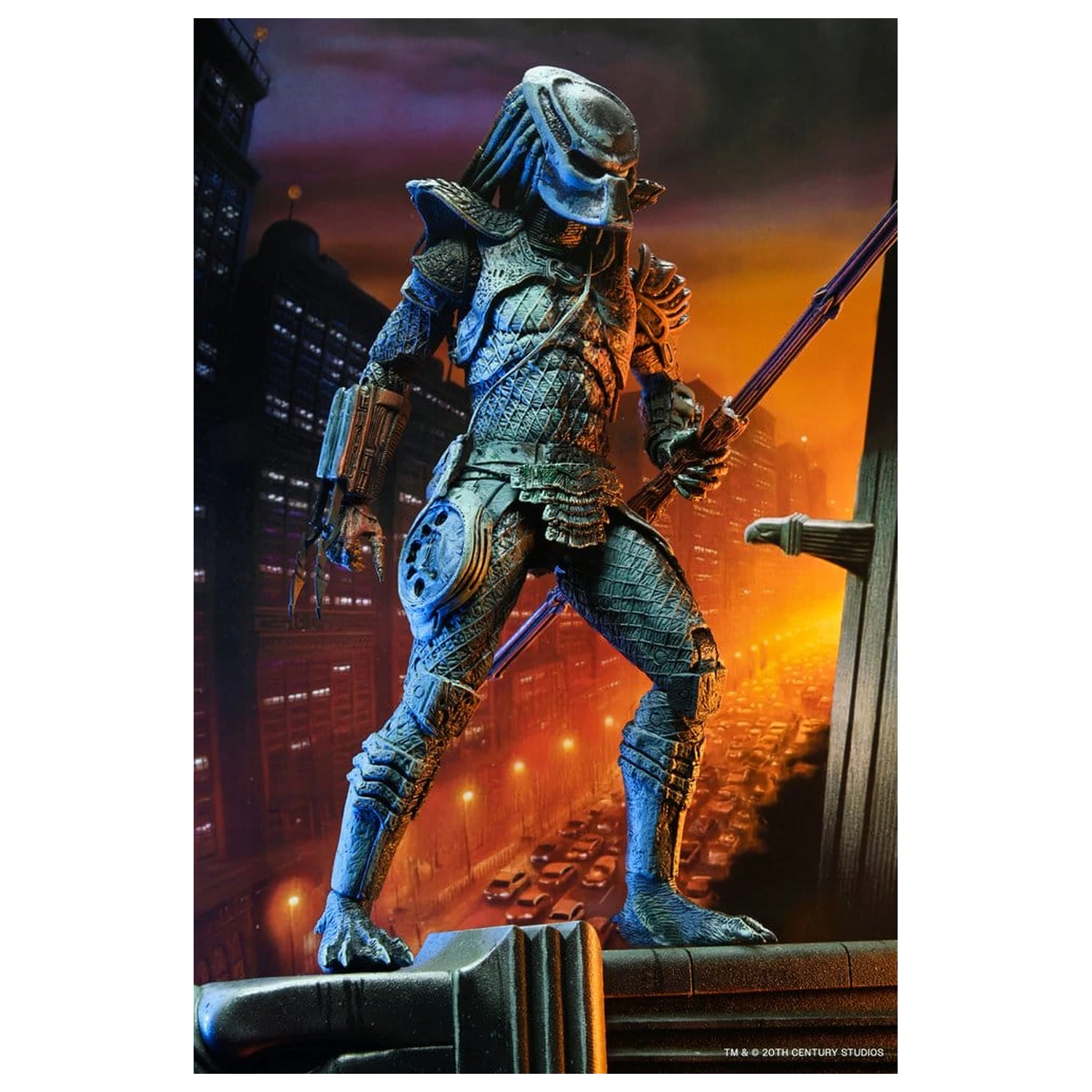 Predator 2 Action Figure City Hunter Poster Series 18 cm poza produsului