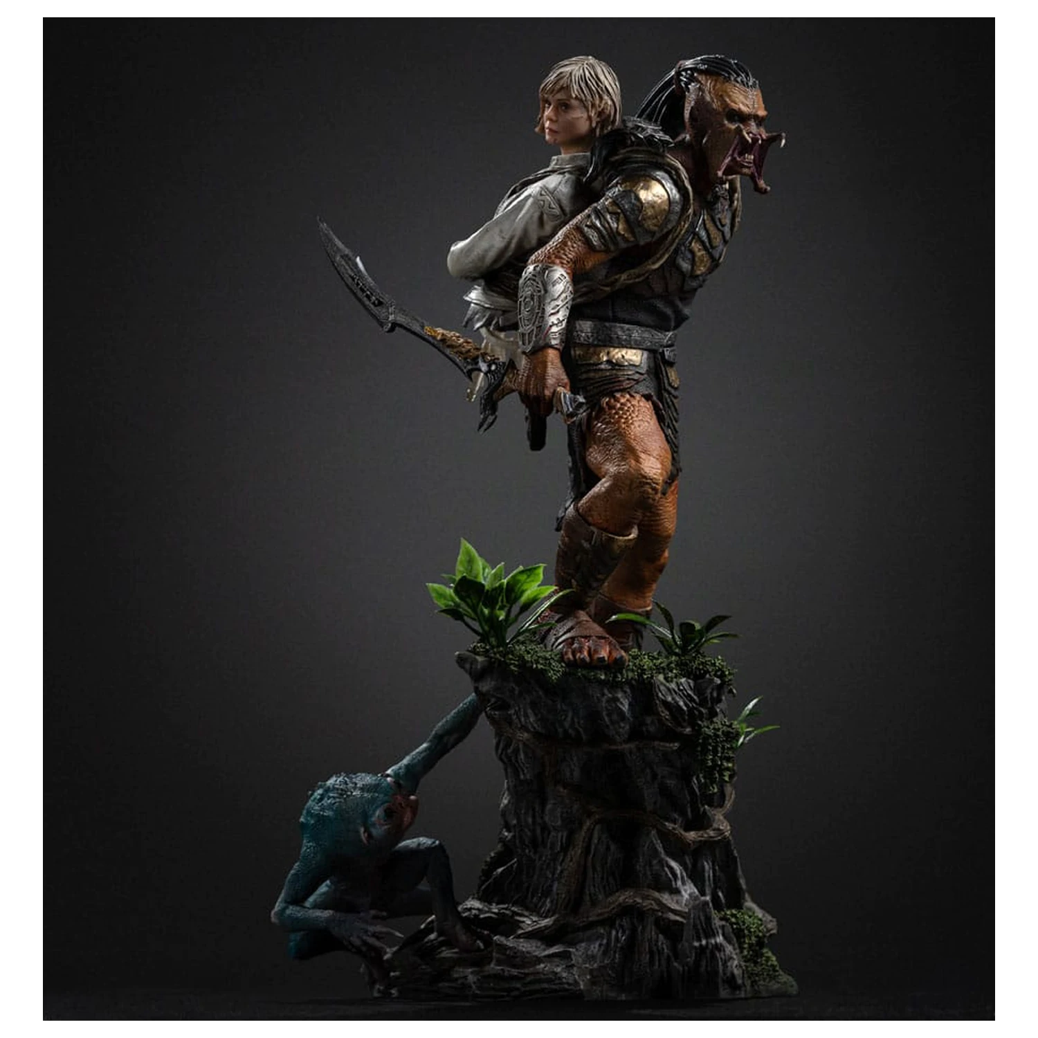 Predator: Badlands Art Scale Statuie 1/10 Predator Dek si Thia 27 cm poza produsului