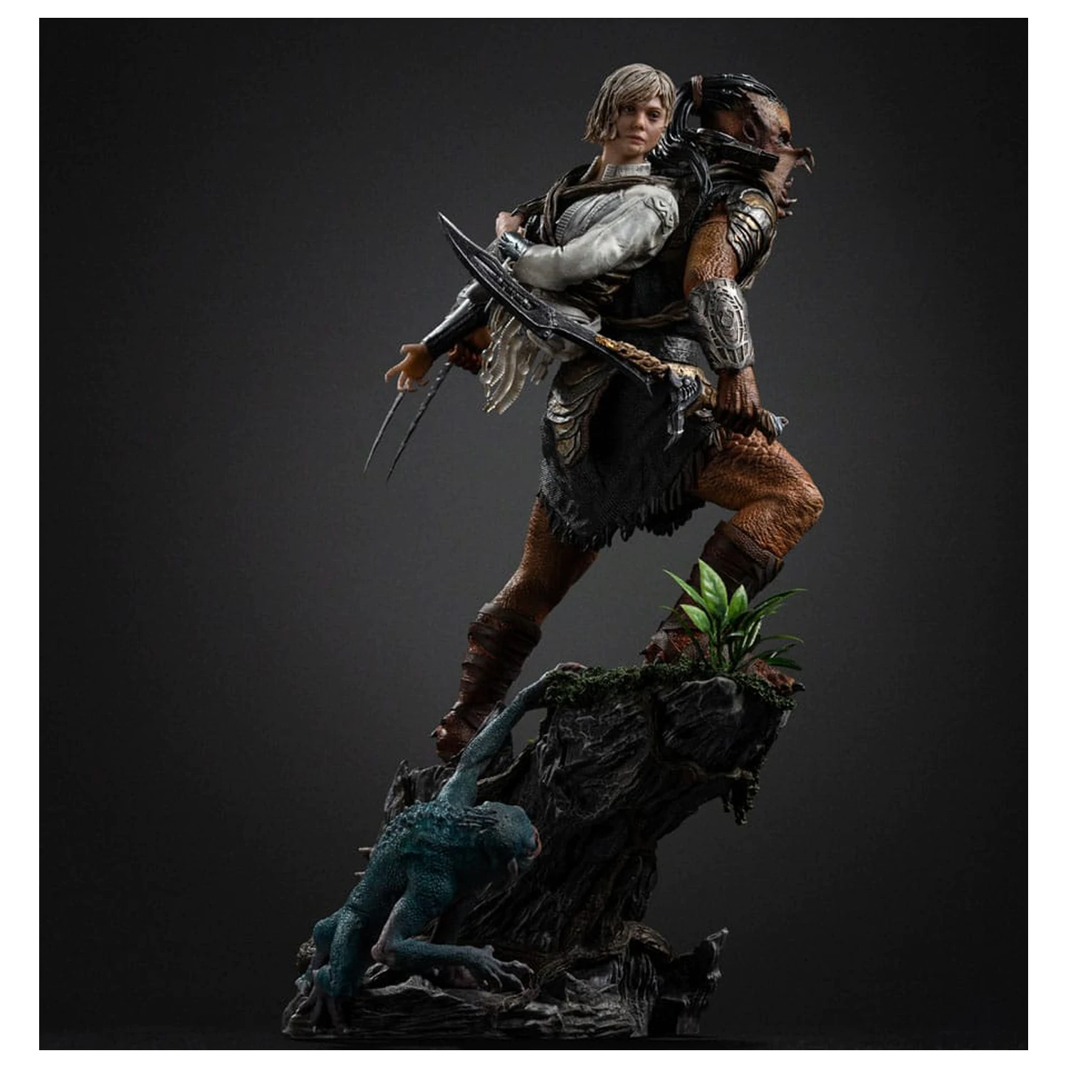 Predator: Badlands Art Scale Statuie 1/10 Predator Dek si Thia 27 cm poza produsului