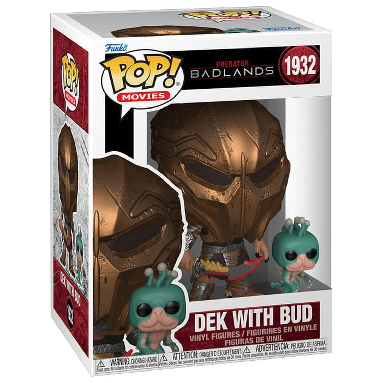 Predator: Badlands Funko POP! & Buddy Movies figurina de vinil Dek with Bud 9 cm poza produsului