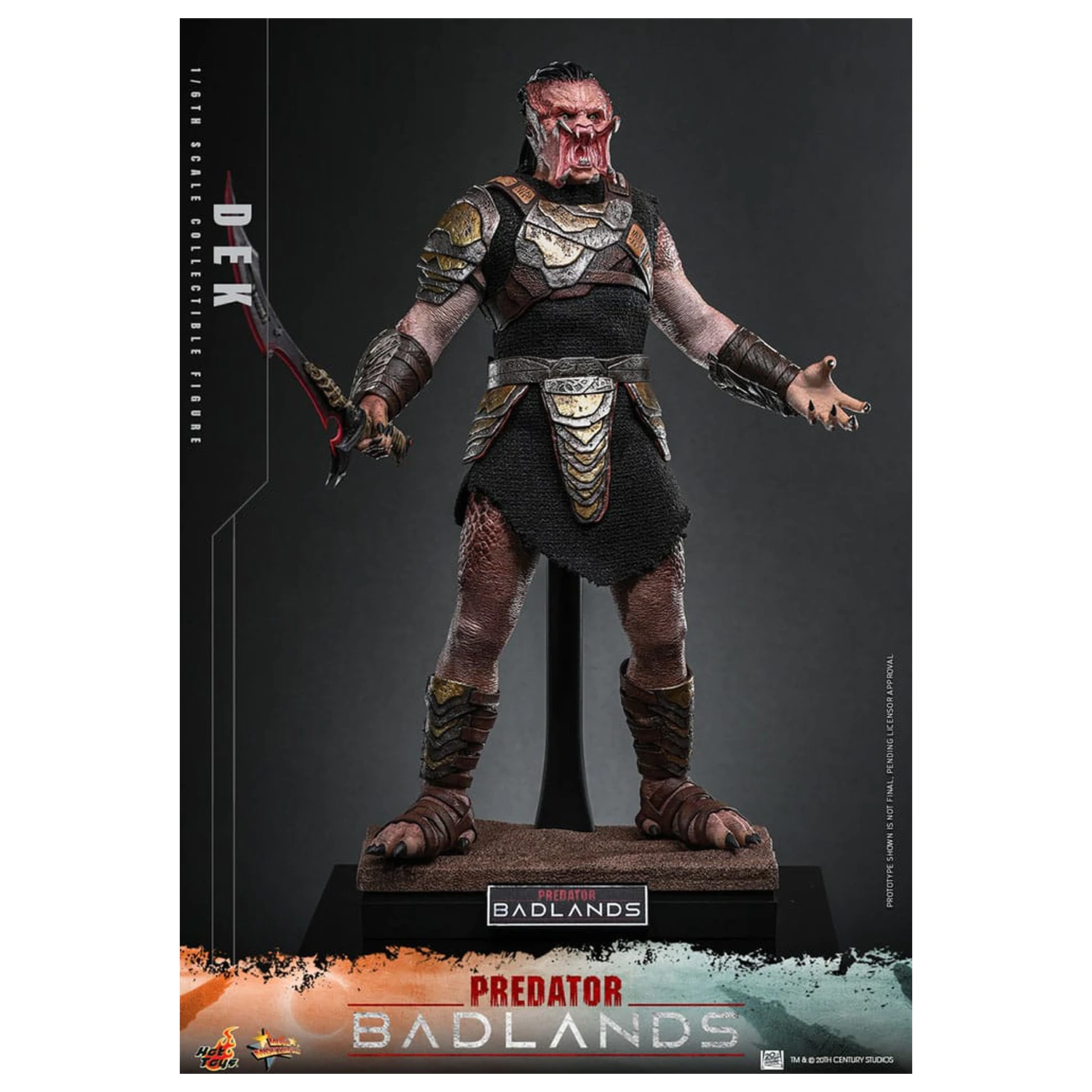 Predator: Badlands Movie Masterpiece Figurina de actiune 1/6 Dek 30 cm poza produsului