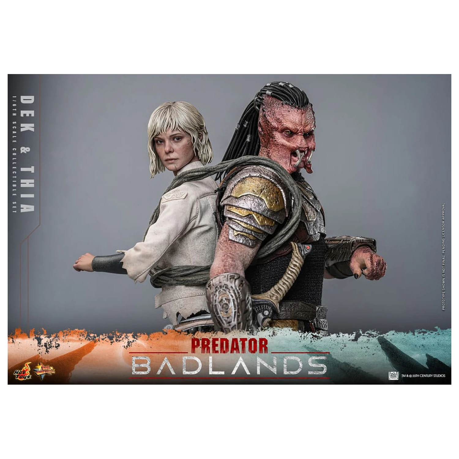 Predator: Badlands Movie Masterpiece Figurina de actiune 1/6 Dek & Thia 30 cm poza produsului