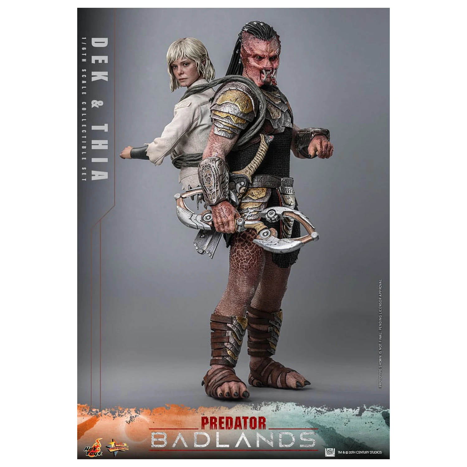 Predator: Badlands Movie Masterpiece Figurina de actiune 1/6 Dek & Thia 30 cm poza produsului