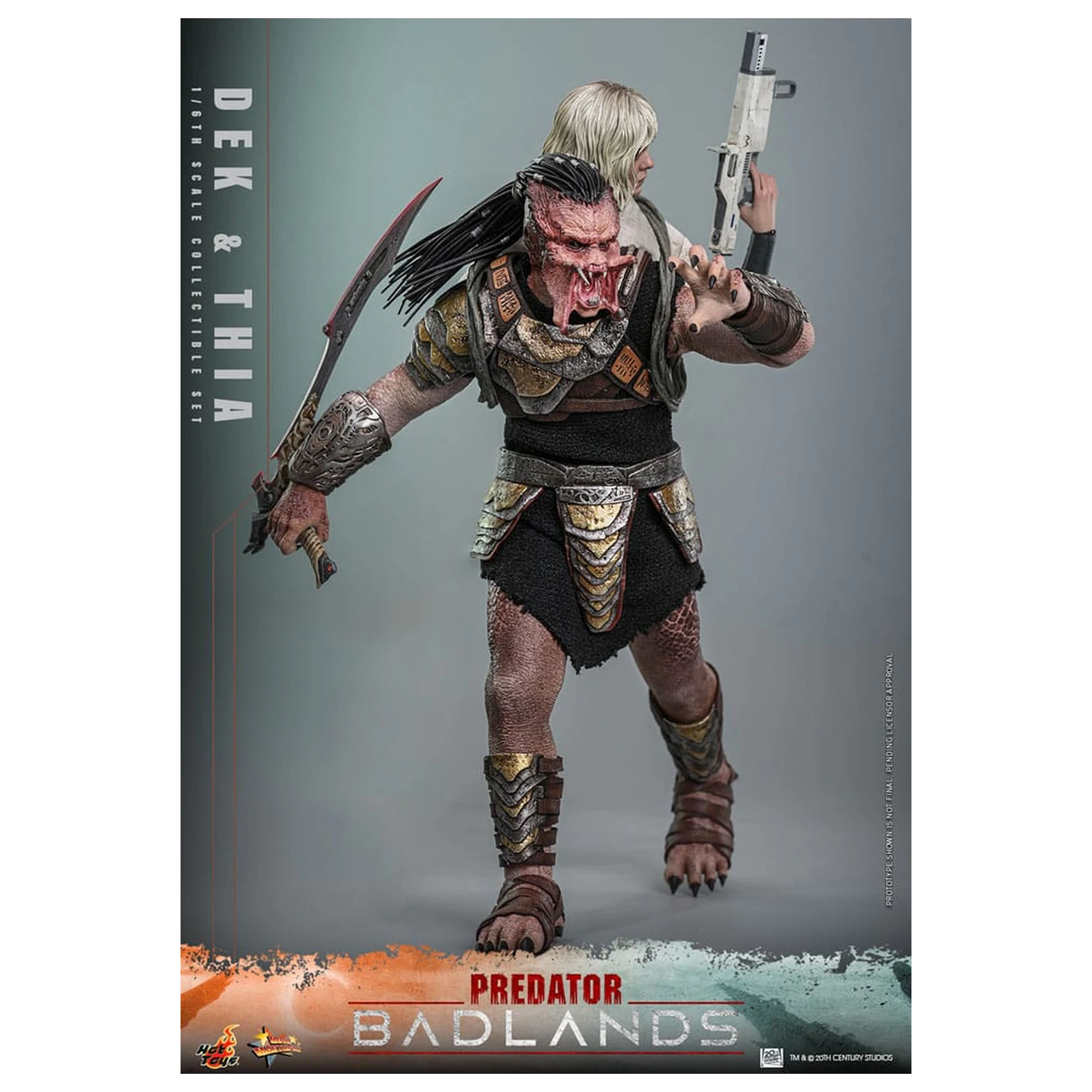 Predator: Badlands Movie Masterpiece Figurina de actiune 1/6 Dek & Thia 30 cm poza produsului