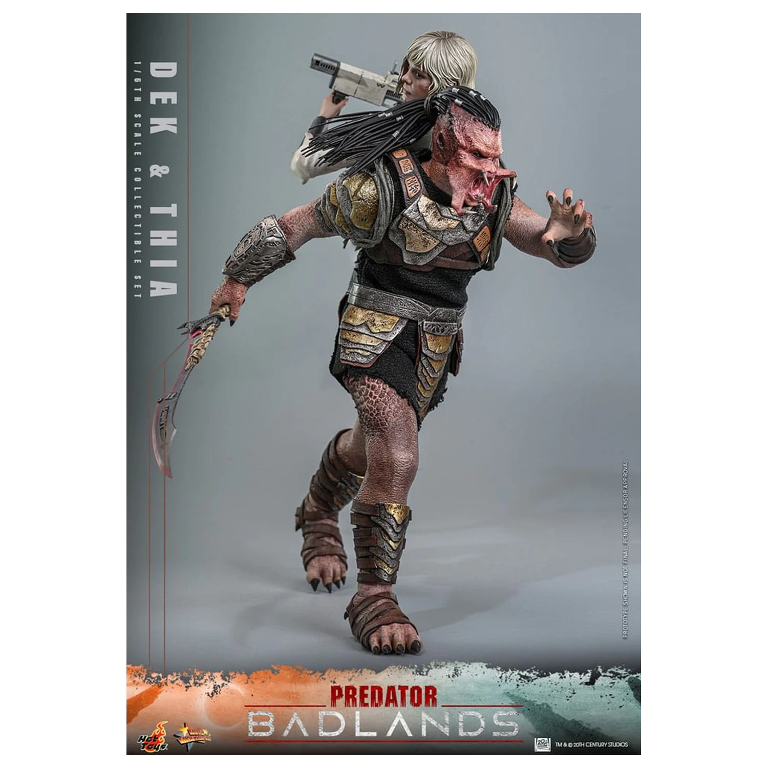 Predator: Badlands Movie Masterpiece Figurina de actiune 1/6 Dek & Thia 30 cm poza produsului