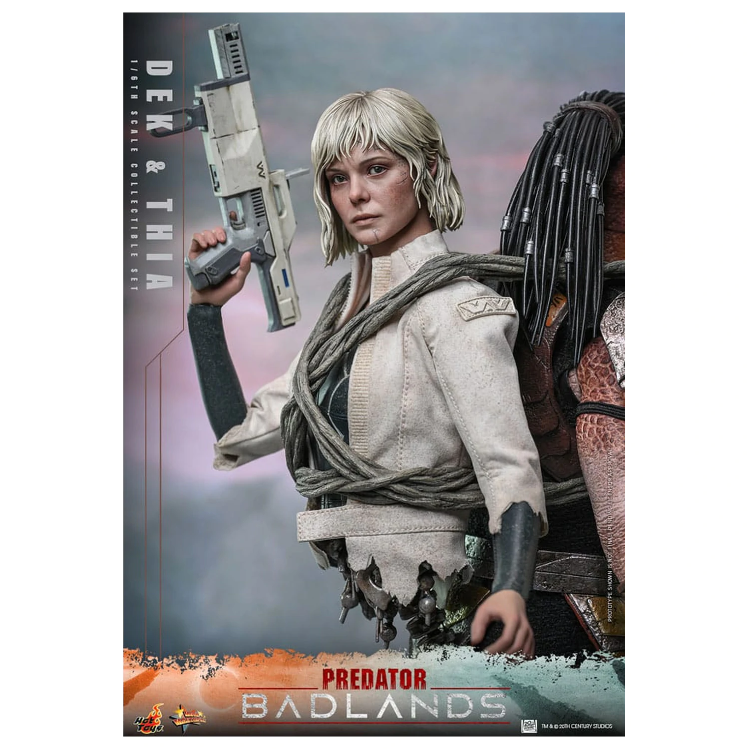 Predator: Badlands Movie Masterpiece Figurina de actiune 1/6 Dek & Thia 30 cm poza produsului