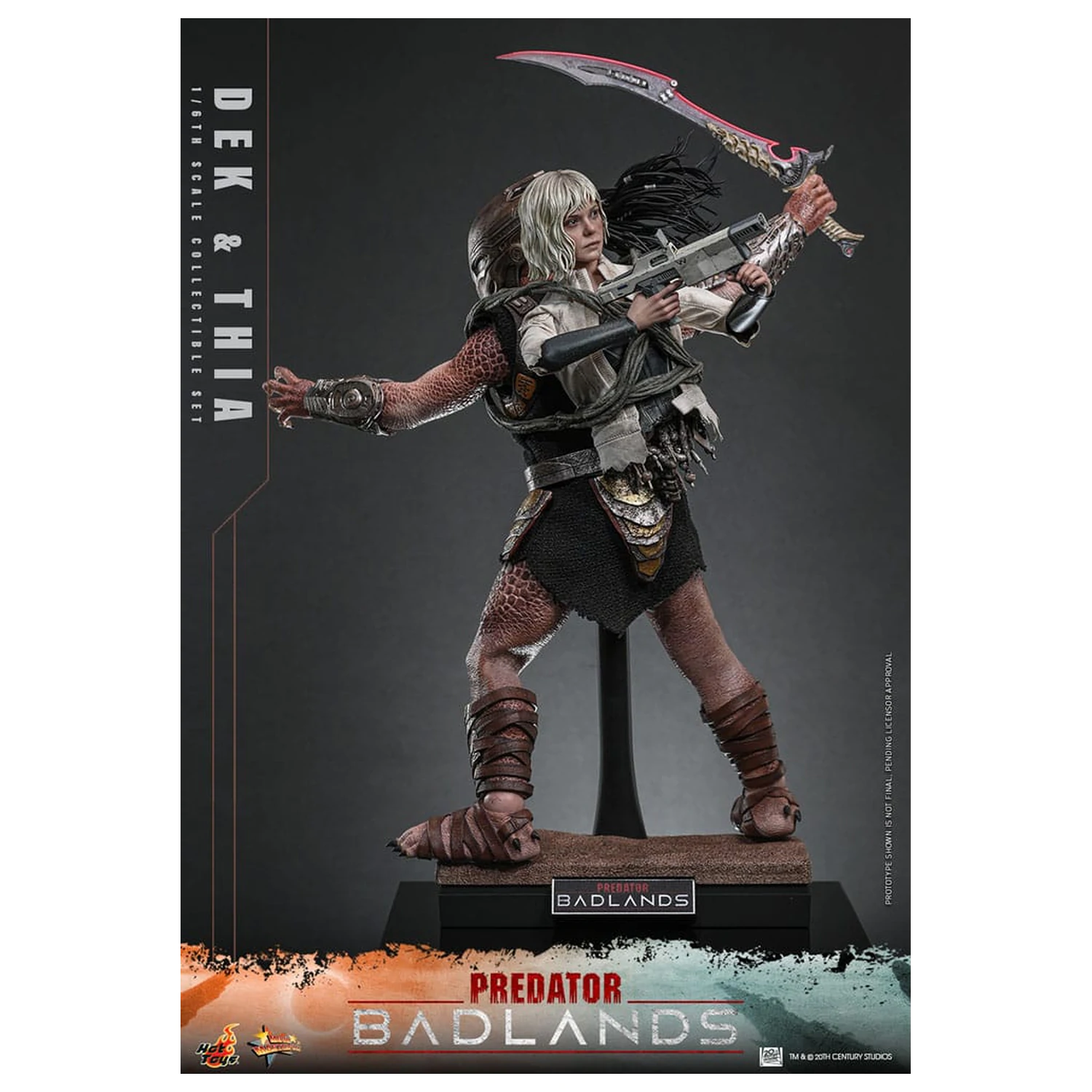 Predator: Badlands Movie Masterpiece Figurina de actiune 1/6 Dek & Thia 30 cm poza produsului