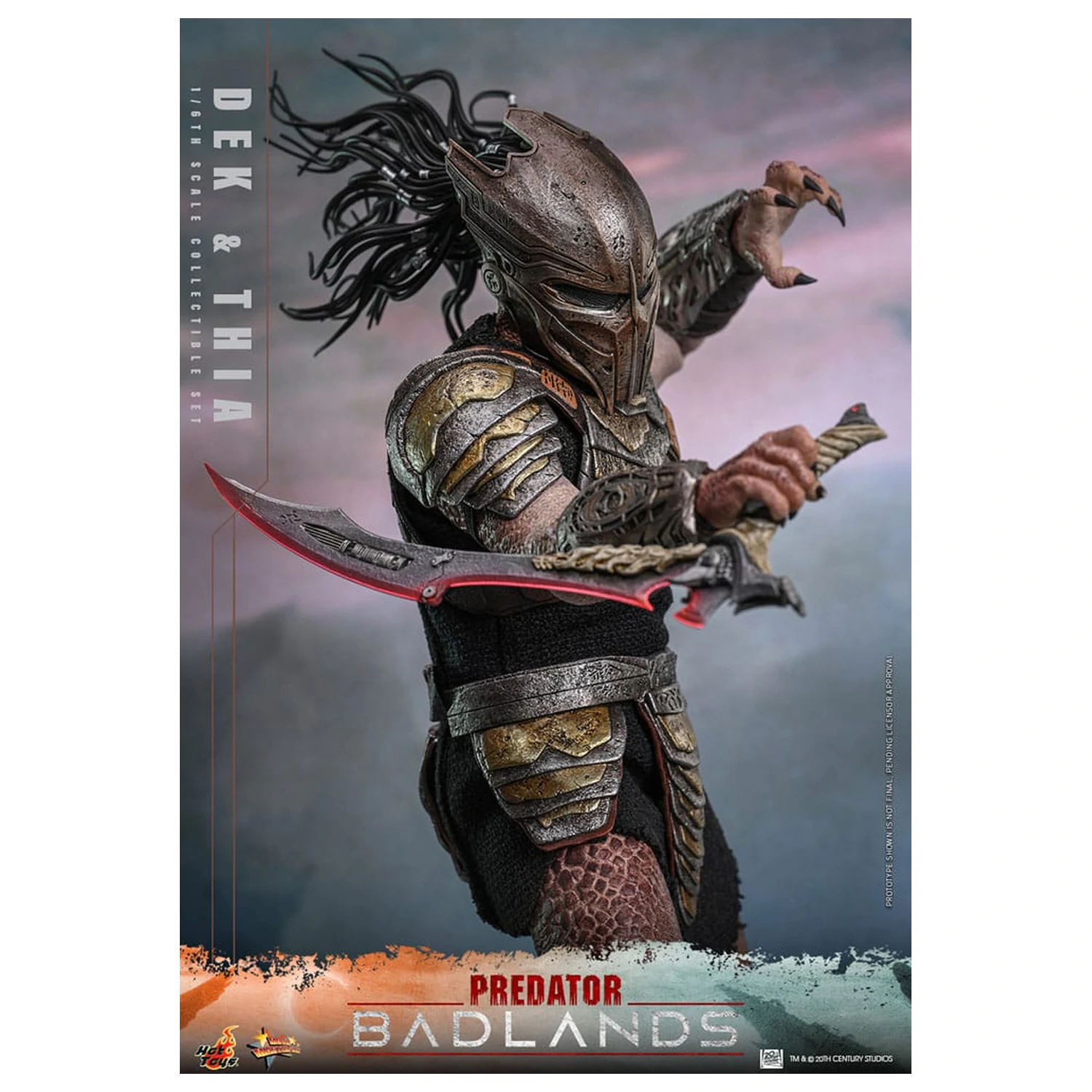 Predator: Badlands Movie Masterpiece Figurina de actiune 1/6 Dek & Thia 30 cm poza produsului