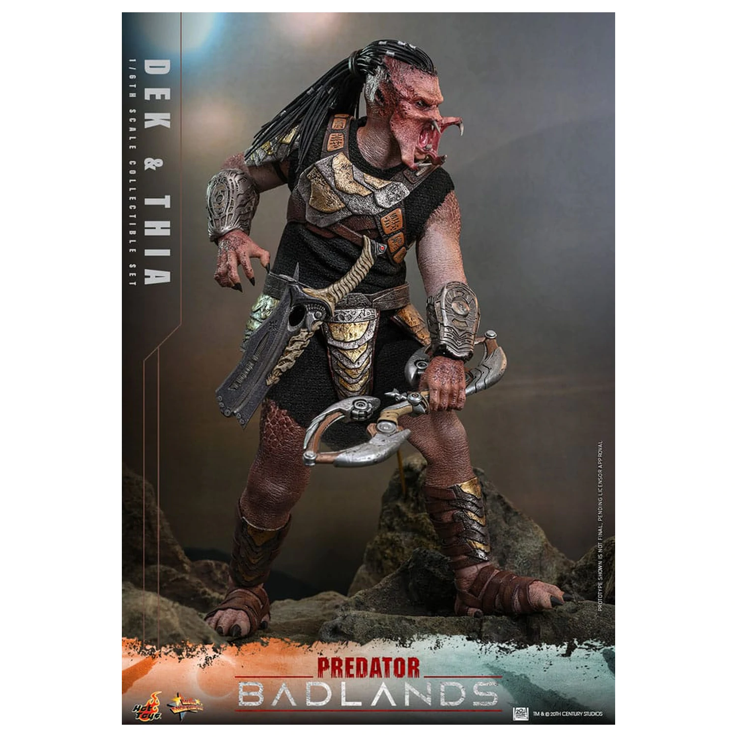 Predator: Badlands Movie Masterpiece Figurina de actiune 1/6 Dek & Thia 30 cm poza produsului