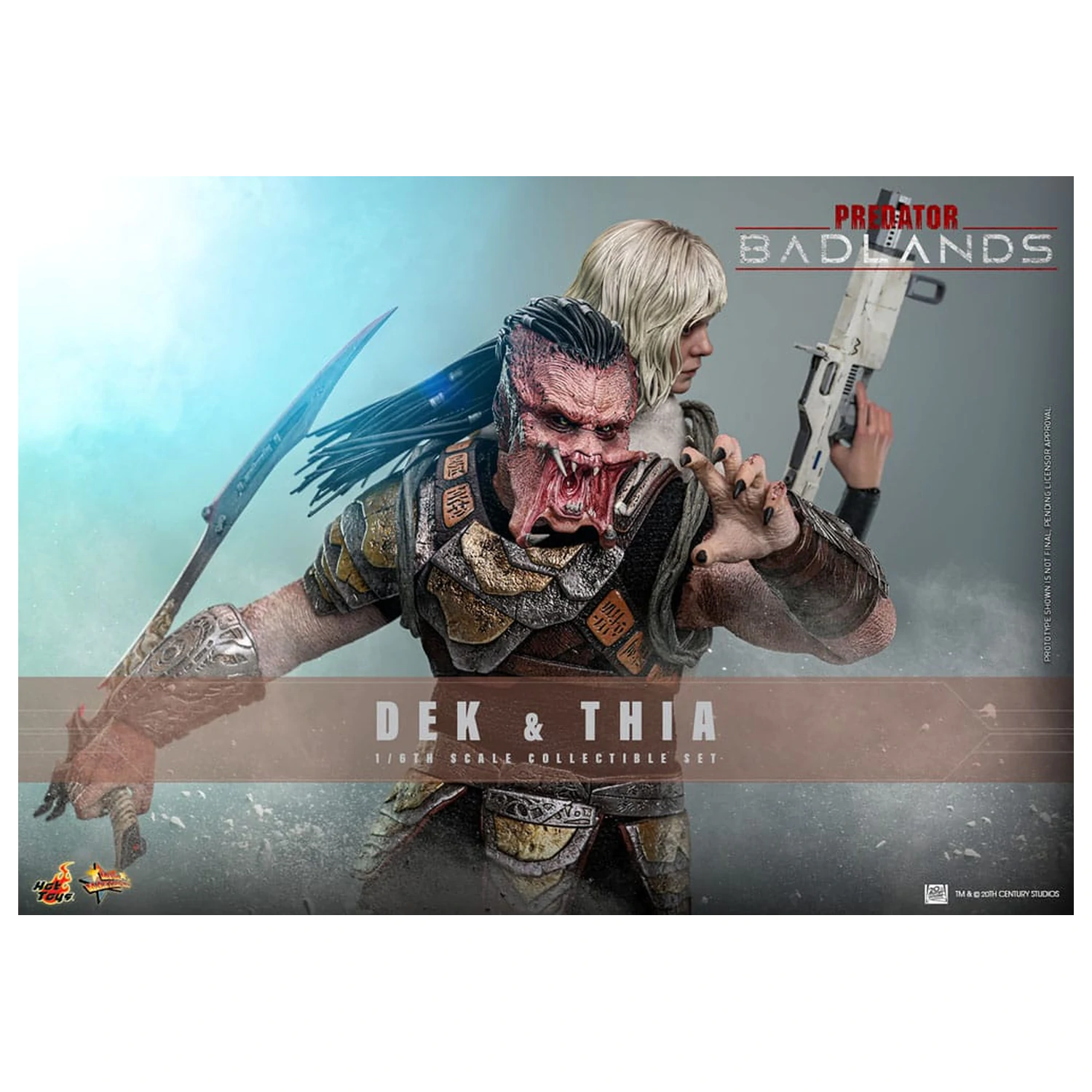 Predator: Badlands Movie Masterpiece Figurina de actiune 1/6 Dek & Thia 30 cm poza produsului