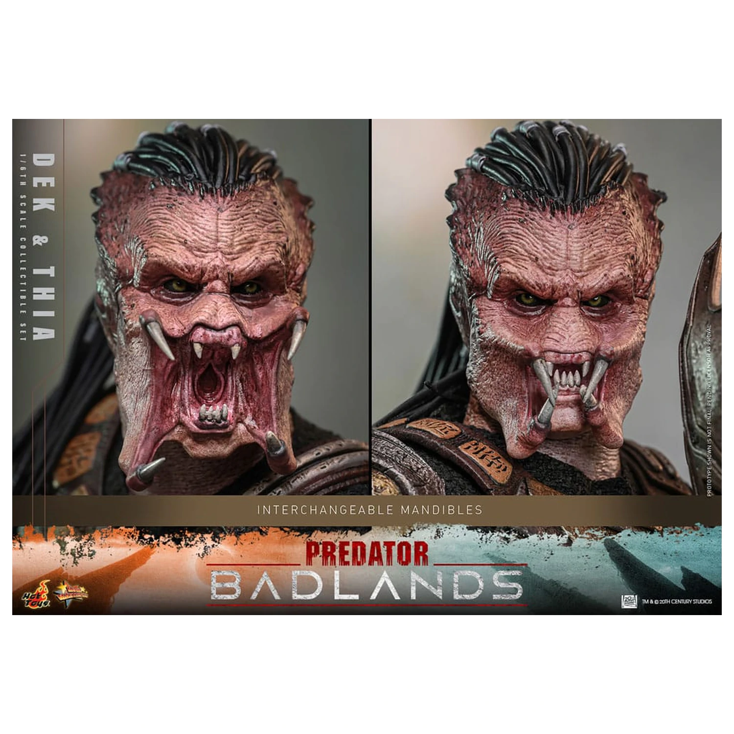 Predator: Badlands Movie Masterpiece Figurina de actiune 1/6 Dek & Thia 30 cm poza produsului